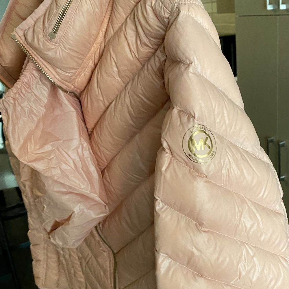 Michael Kors -Down Packable Jacket-Pink Blush Col… - image 7